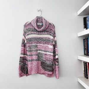 Anthropologie Sparrow Cowl Turtleneck Pullover Sweater size Large